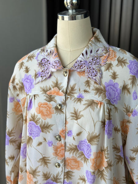 Vintage Floral Maxi Dress