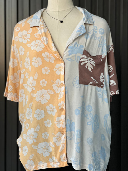 Patchwork Button Down