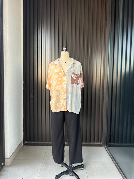 Patchwork Button Down