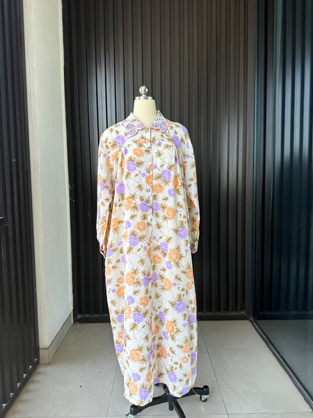Vintage Floral Maxi Dress