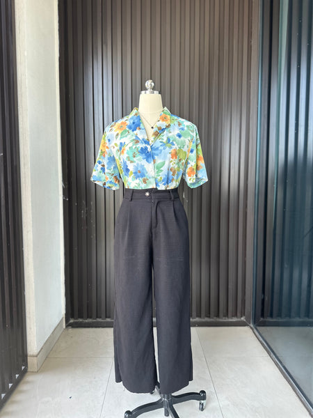 Watercolor Floral Resort Blouse