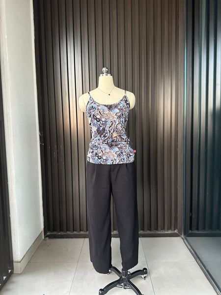 Vintage Paisley Y2K Tank Blouse
