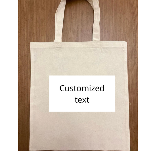 Customized Text Totebag